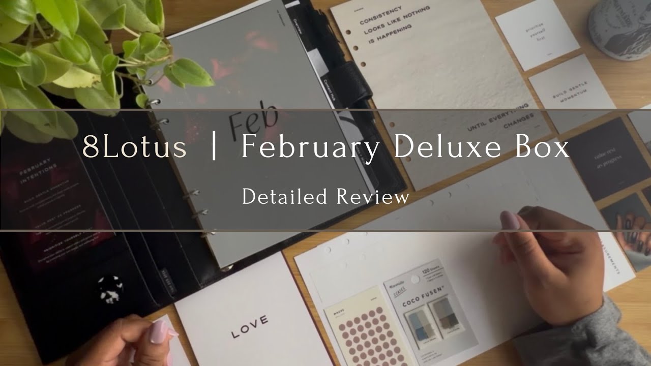 8Lotus Luty 2026 Deluxe Box | Szczeg&oacute;łowa recenzja | Planner Aisle