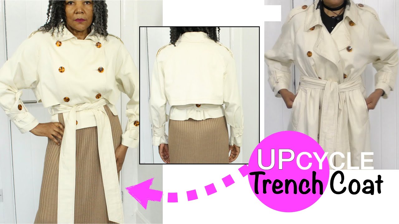 This is What Happens When you Upcycle a Trench Coat into a Designer Trench Jacket | Colleen G Lea