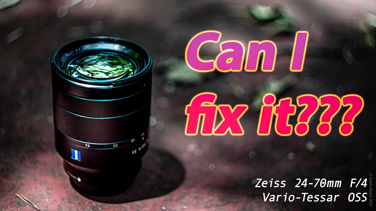 Zeiss 24-70mm F/4 Vario-Tessar | Разборка и ремонт объектива Sony (можно ли его починить?)
