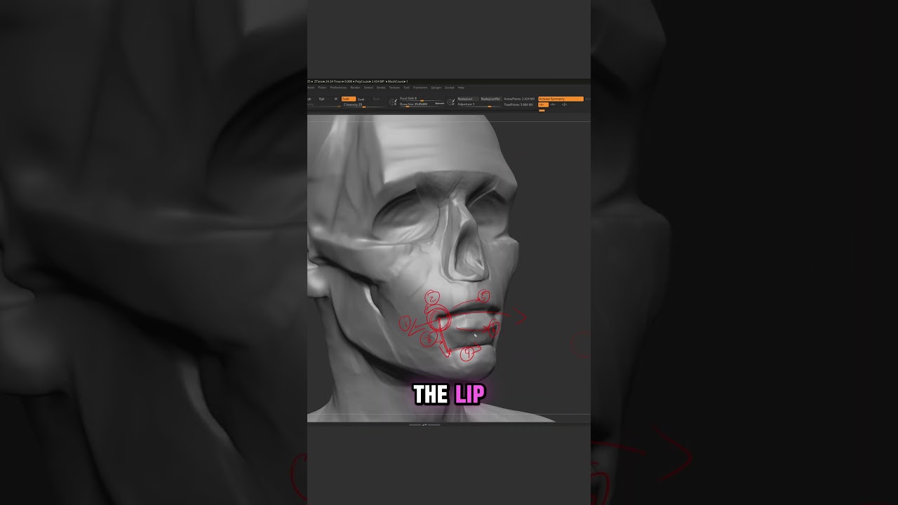 Last Day To Join My Anatomy Course... #zbrush #anatomy