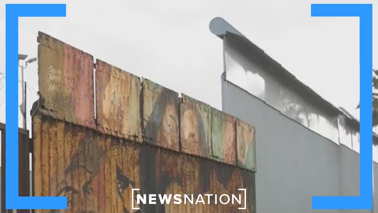 New anti-climbing border wall prototype being installed in California | NewsNation Live