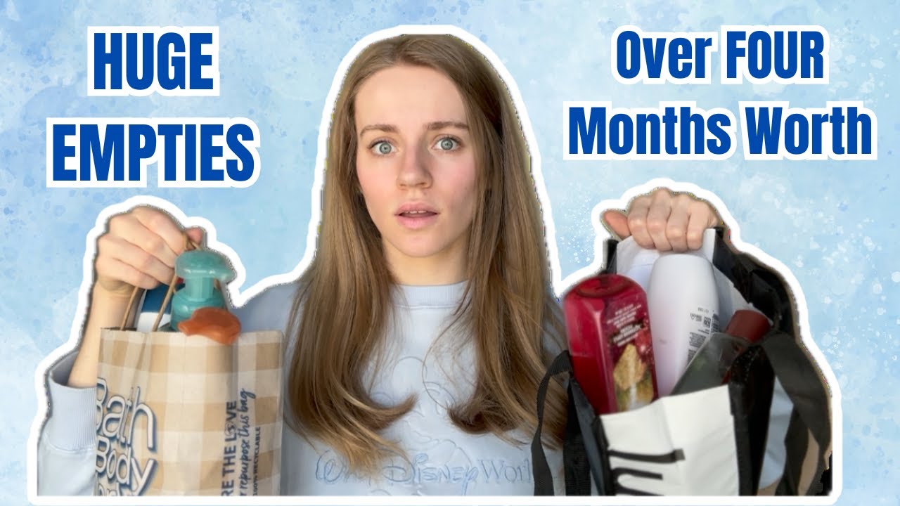 HUGE Empties Over 4 MONTHS Worth!! | Bath & Body Works, Tree Hut, Haircare, and Skincare!!