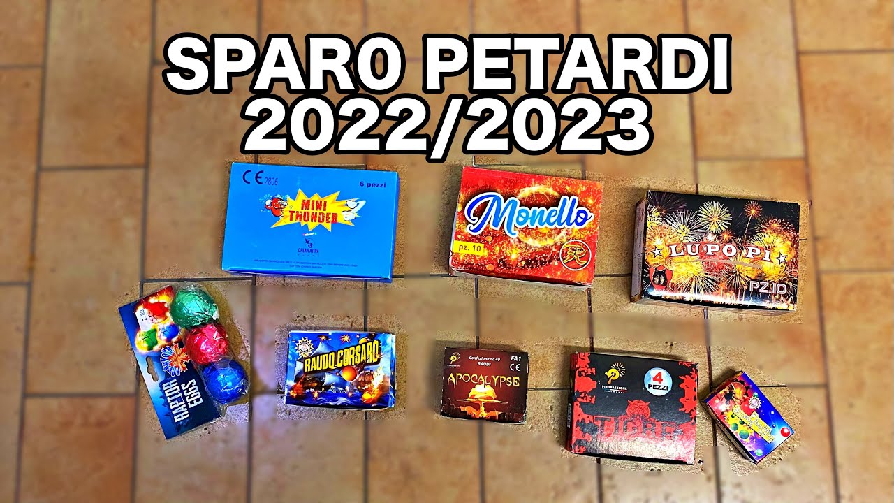 SPARIAMO PETARDI DEL PRIMO CARICO BOTTI CAPODANNO 2022/2023