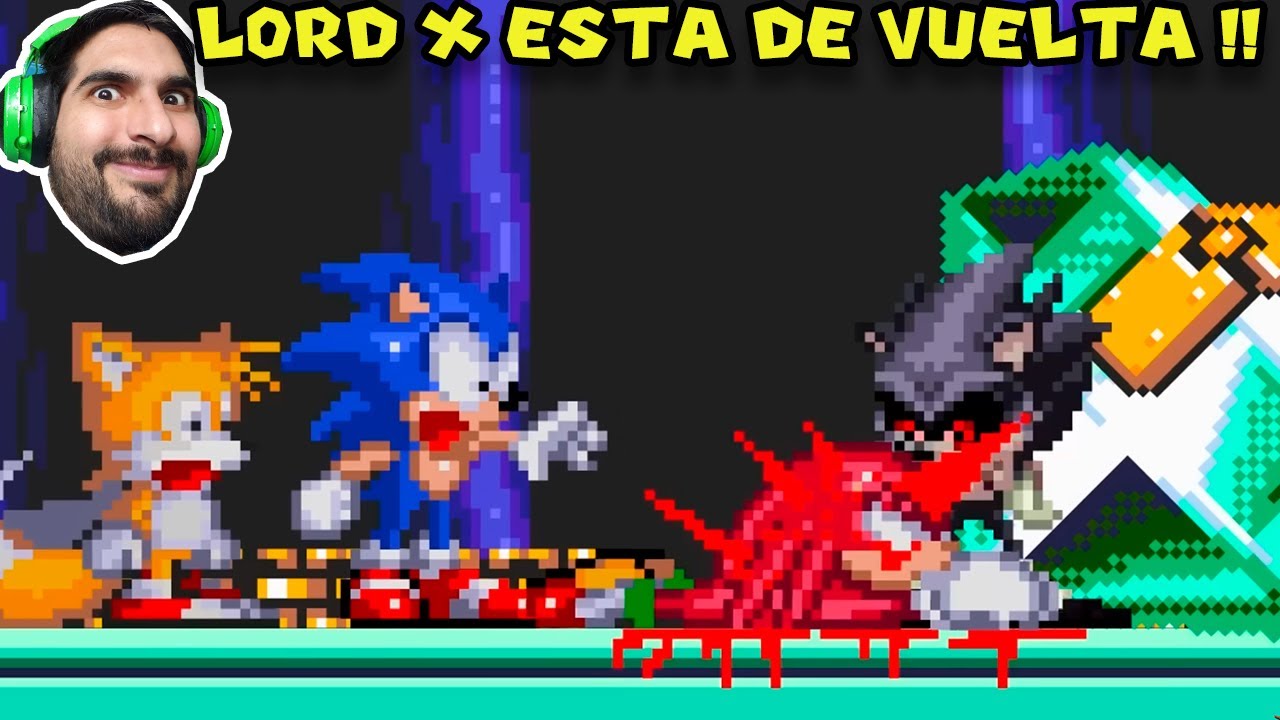 LORD X ESTÁ DE VUELTA !! - Reaccionando a Lord X vs Sonic (doblajicoo) Pepe el Mago Juega