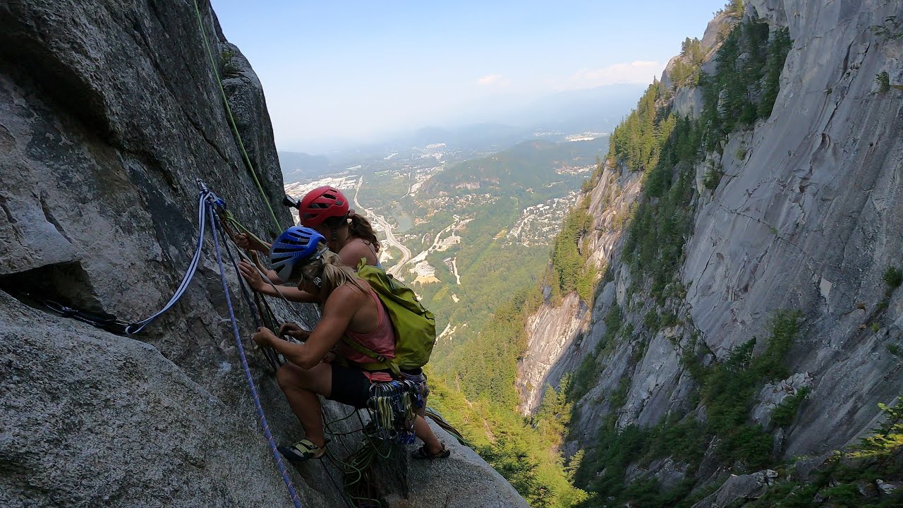 Rock Climbing to the summit of Majestic Chief