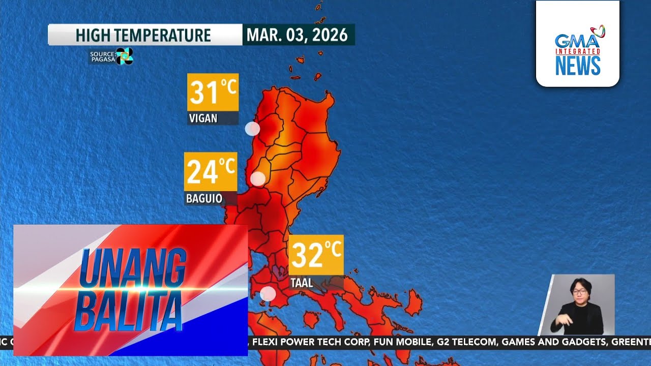 Weather update as of 7AM (March 3, 2026) | Unang Balita