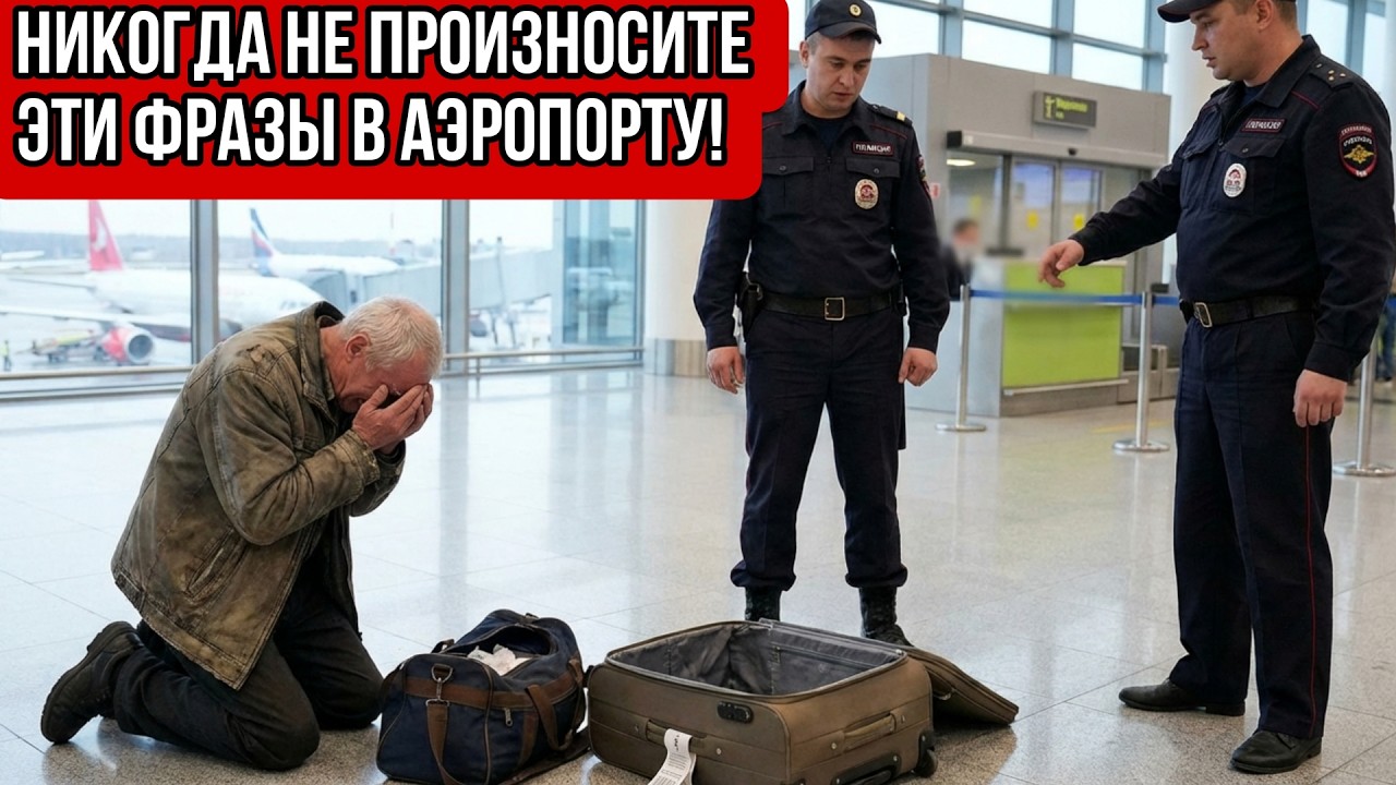 ТЕПЕРЬ ЭТО ЗАПРЕЩЕНО говорить в аэропорту и на контроле после 60 лет. Обязательно запомните!