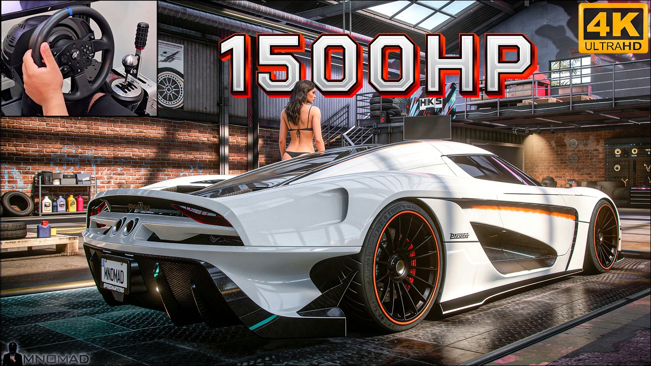 Building a KOENIGSEGG REGERA in Need for Speed Heat | Full 4K Gameplay with ultra-realistic.
