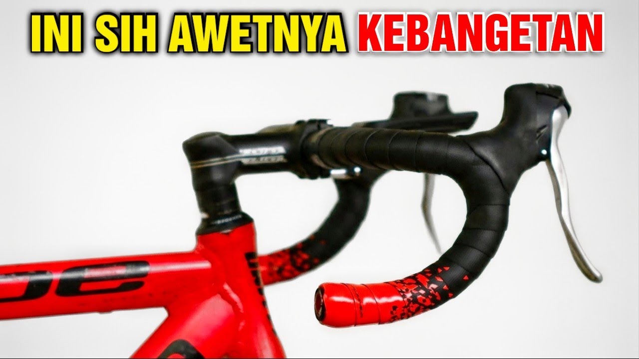 Bar Tape Sepeda Terbaik dan Paling Awet Sejauh Ini.... || bartape empuk Strummer HBT Gel 9170