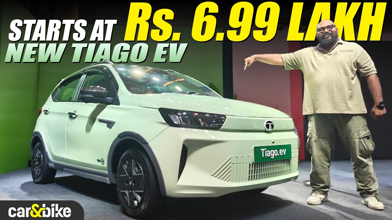 2026 Tata Tiago EV Launched: Starts At Rs. 6.99 lakh | Range 293 km