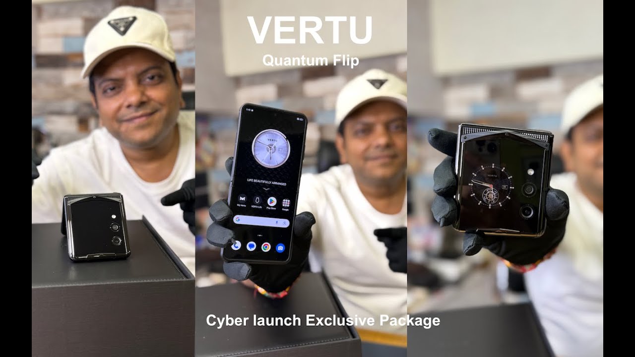 Vertu Quantum Flip Cyber unbox review & 1st look | Limited edition vertu | New vertu flip | Luxury