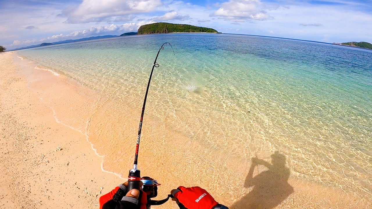 Clear Water Beach Fishing❗Ultralight Casting