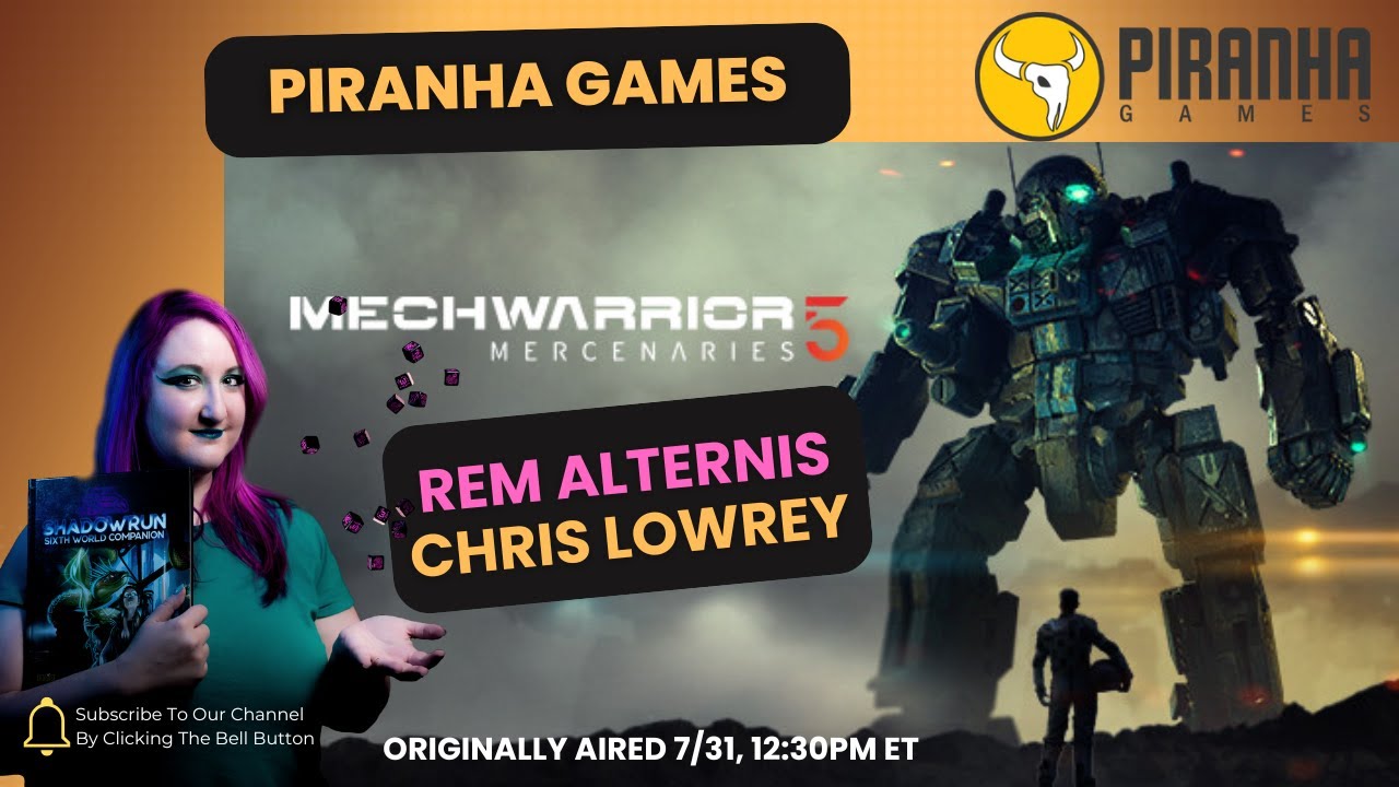 Interview with Chris Lowrey, Piranha Games!