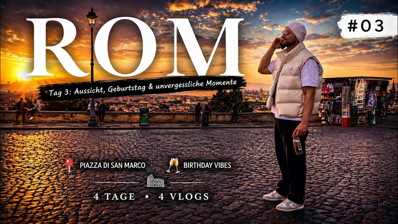 Geburtstag in Rom 🇮🇹🎂 | Männertrip | Tag 3 | Vlog 2026 #rom