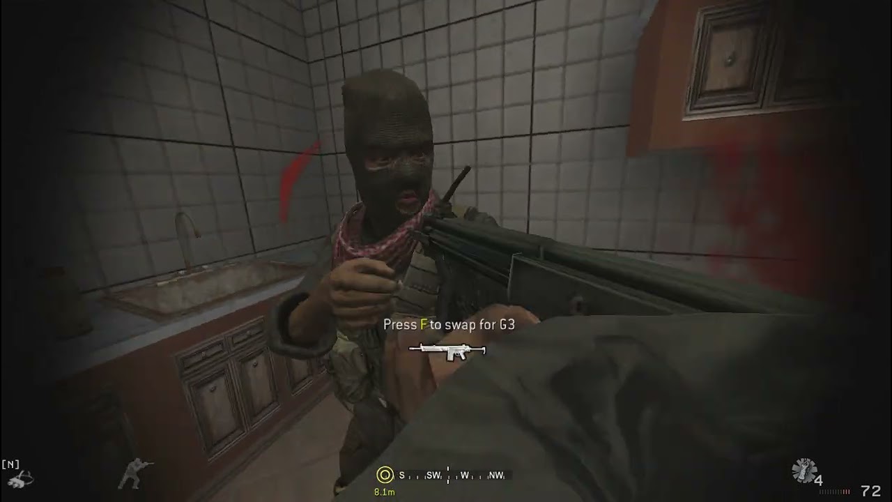 Call of Duty 4 Modern Warfare, Custom Mission Gameplay - Cells