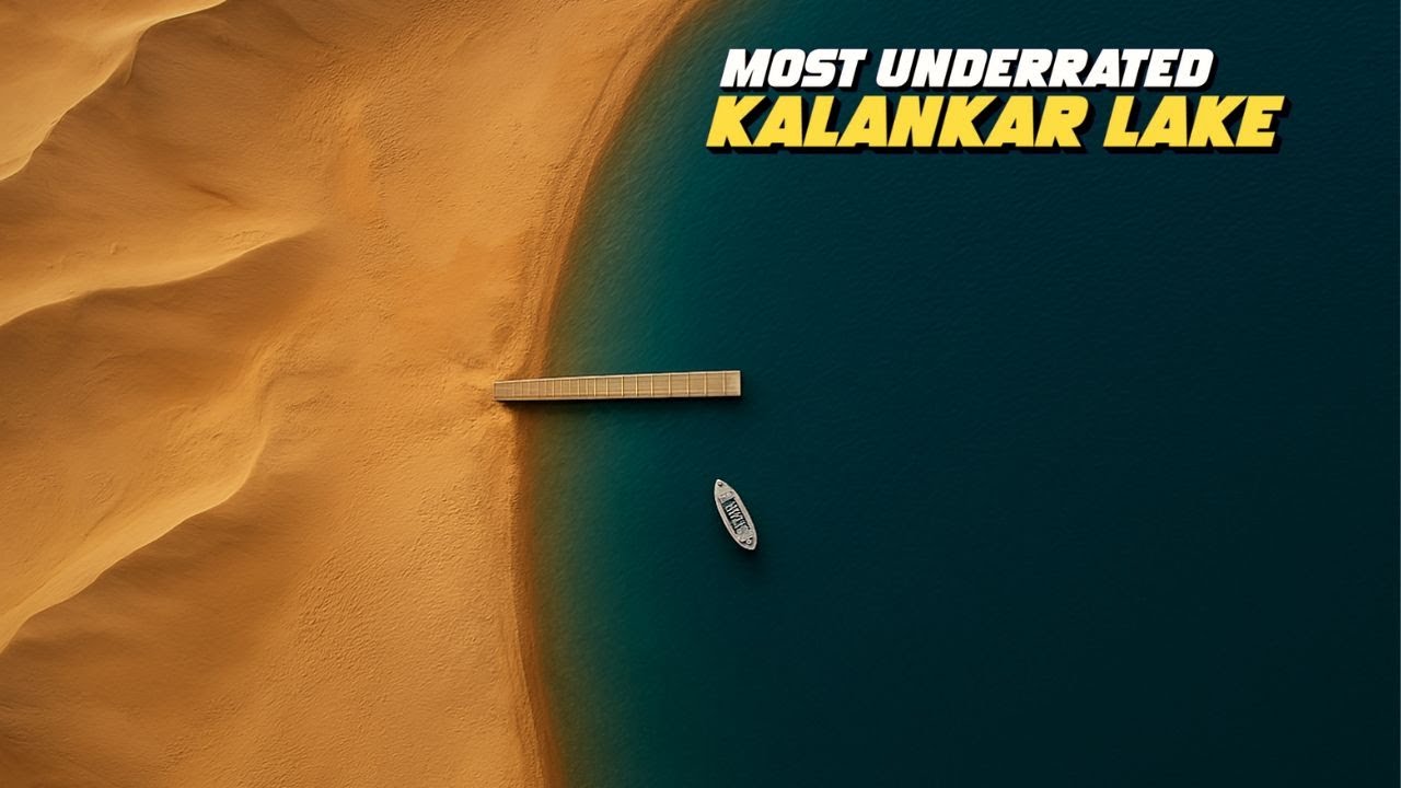 UNDERRATED LAKE OF SINDH | KALANKAR LAKE DHORO NARO | Kalan Kar Lake Desert | Moto Vlog