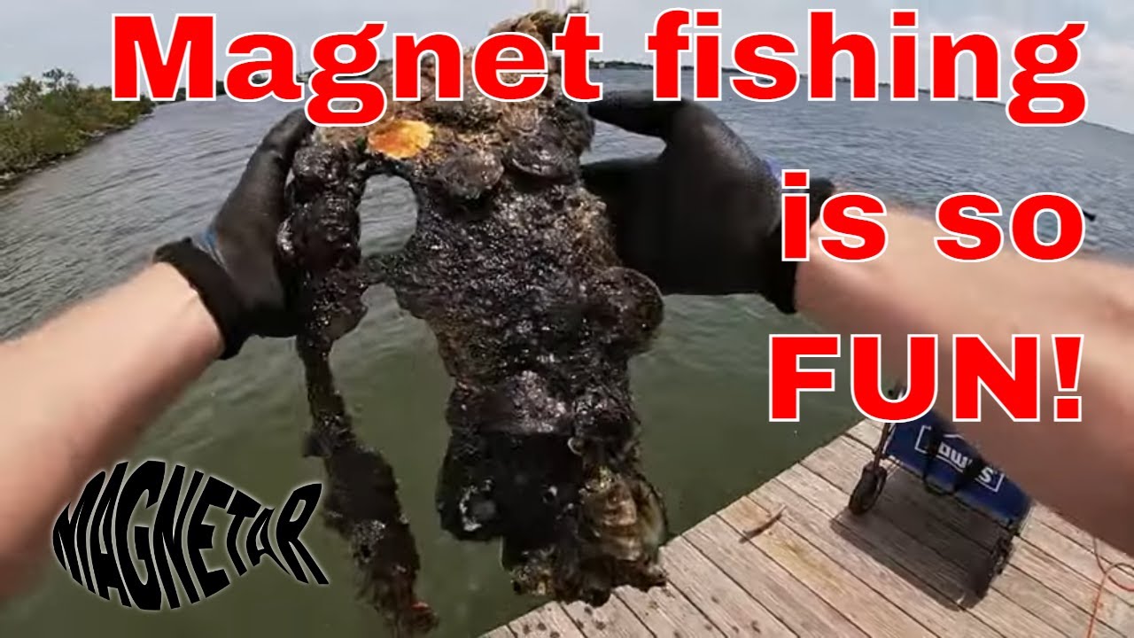 Magnet fishing a LOADED boat ramp!!