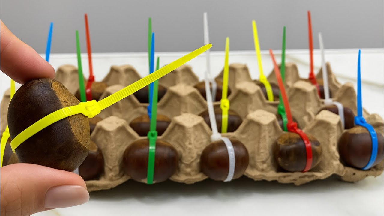 Как легко, быстро и безопасно чистить каштаны! Life Kreativ #ЧистимКаштаны #Лайфхаки