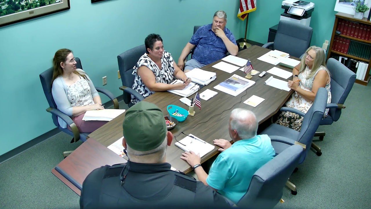 Town of Brookston council meeting July 9, 2025