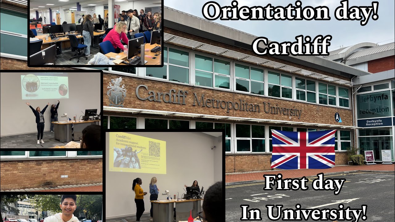 First day in university! Orientation day in cardiff metropolitan university!International bachelor🇬🇧