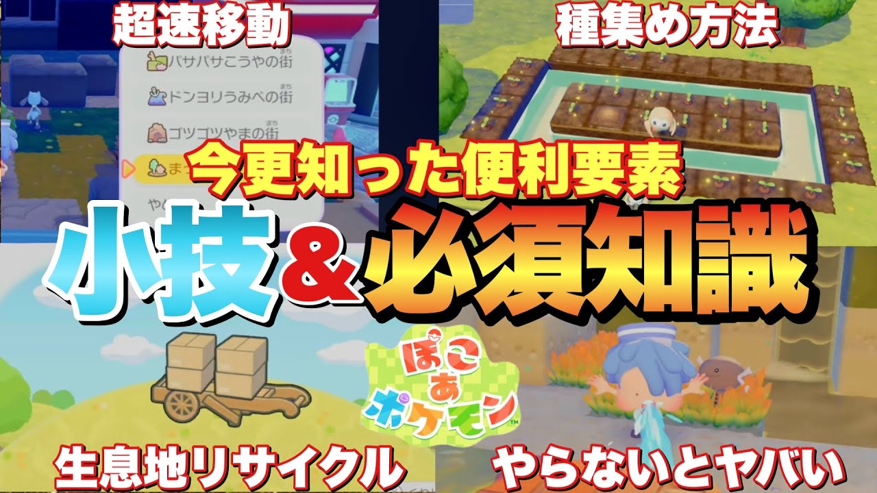 【ぽこあポケモン】便利過ぎる機能&知って得する小技テクニックなど！