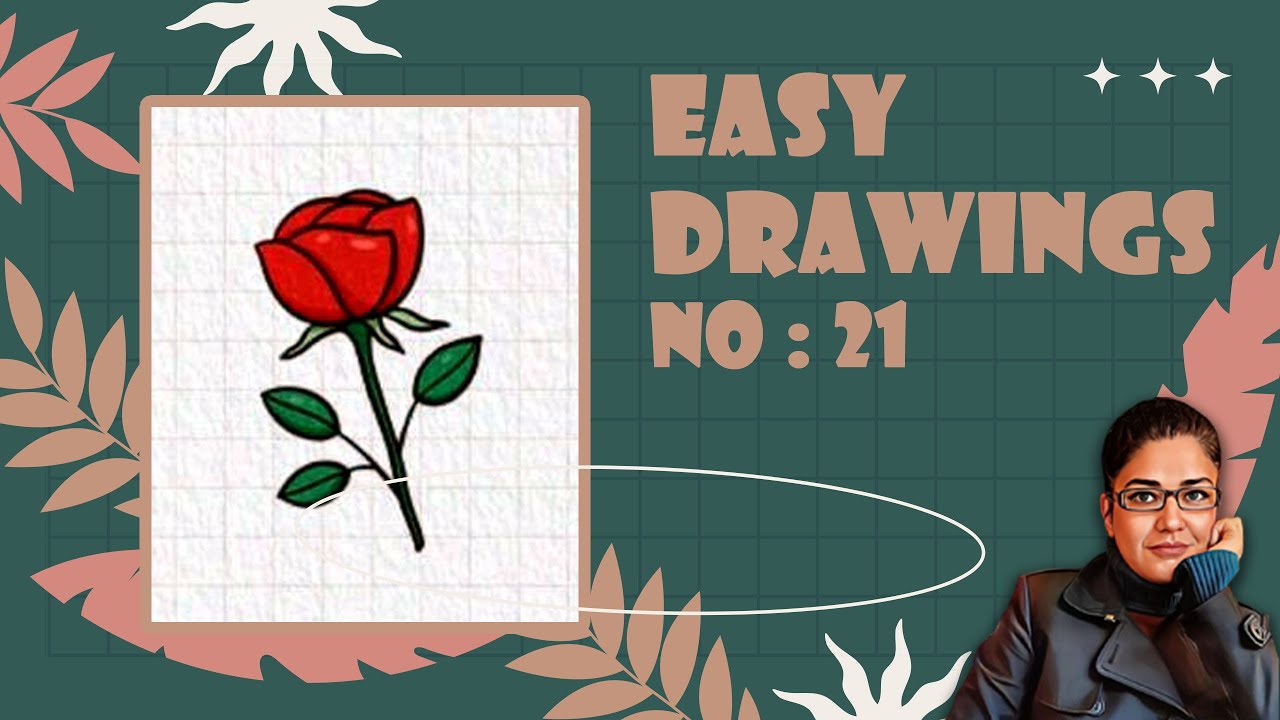 🌹 Draw a lovely rose! Simple and fun for little artists to explore nature. 🎨✨ 