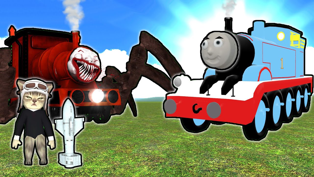 DOMNUL TREN THOMAS A AJUNS IN STATIE PENTRU A-L DISTRUGE PE CHOO CHOO CHARLES SI PE DRACULASS!