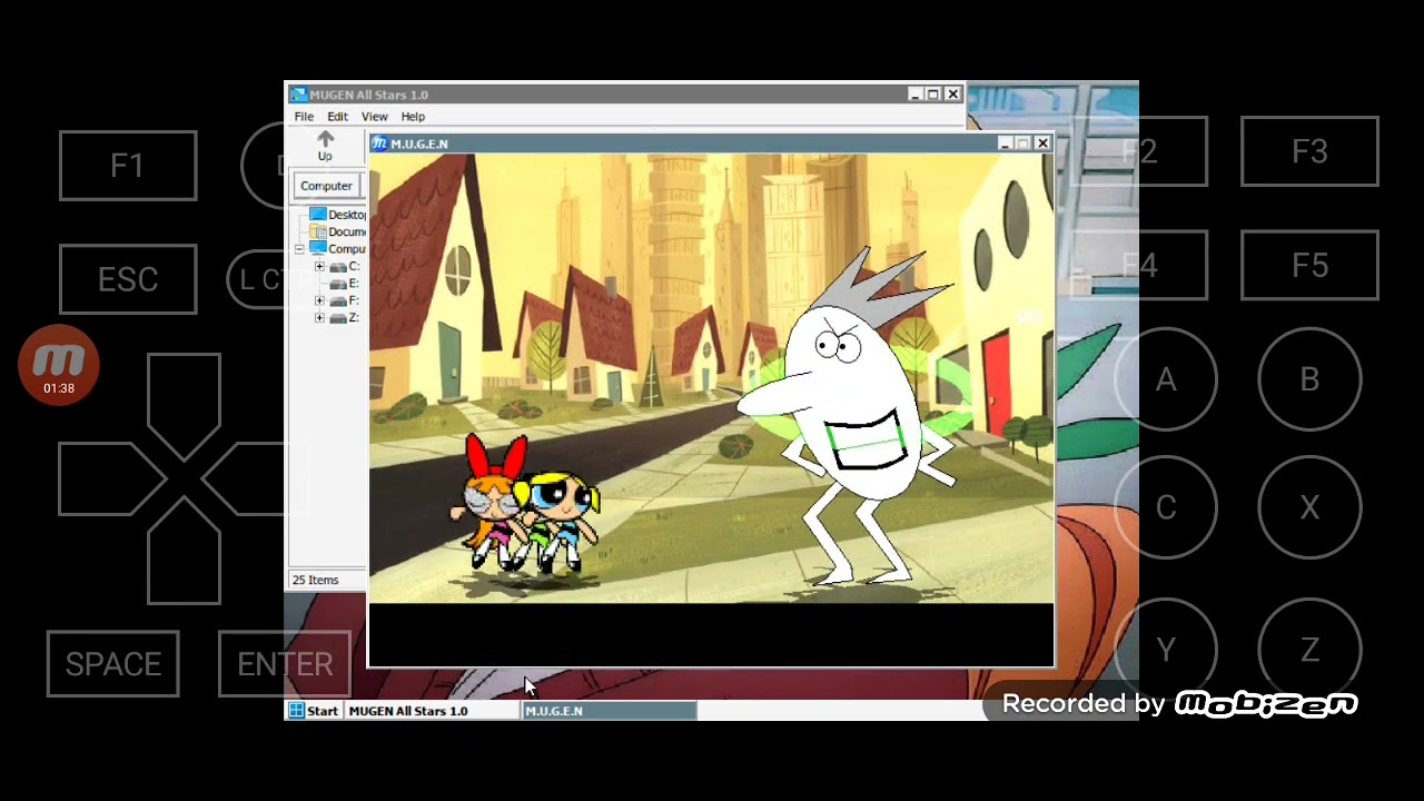 Mugen Battle #3155: Bubbles, Blossom & Buttercup vs Dobby Dummy