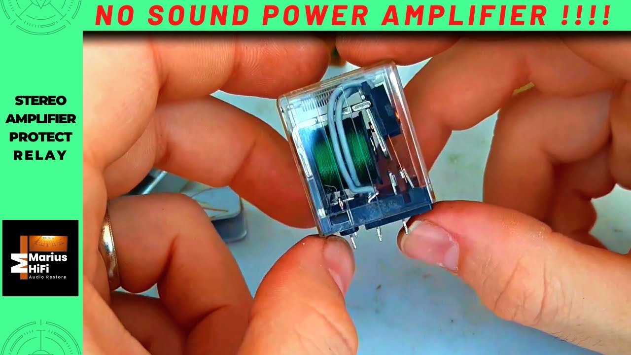 Power Amplifier NO SOUND - FIX Protection Relay