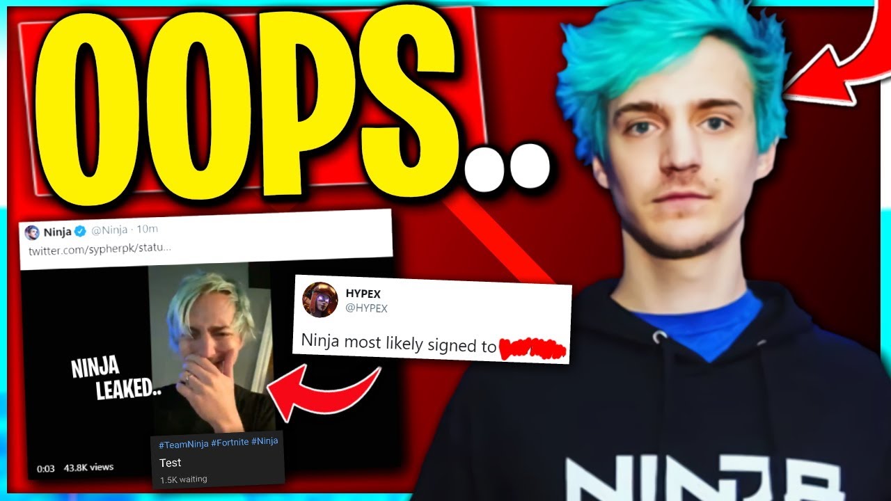 Ninja Accidentally LEAKED Stream.. Goes OFF