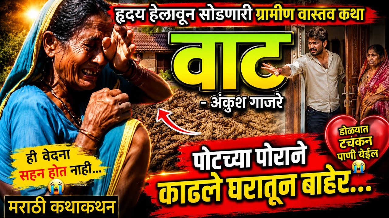 marathi kathakathan | हृदयाचा ठाव घेणारी वास्तव ग्रामीण कथा - वाट - अंकुश गाजरे