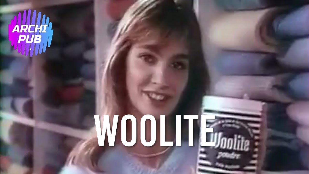 Publicit&eacute; Woolite avec Anne Parillaud - 1983