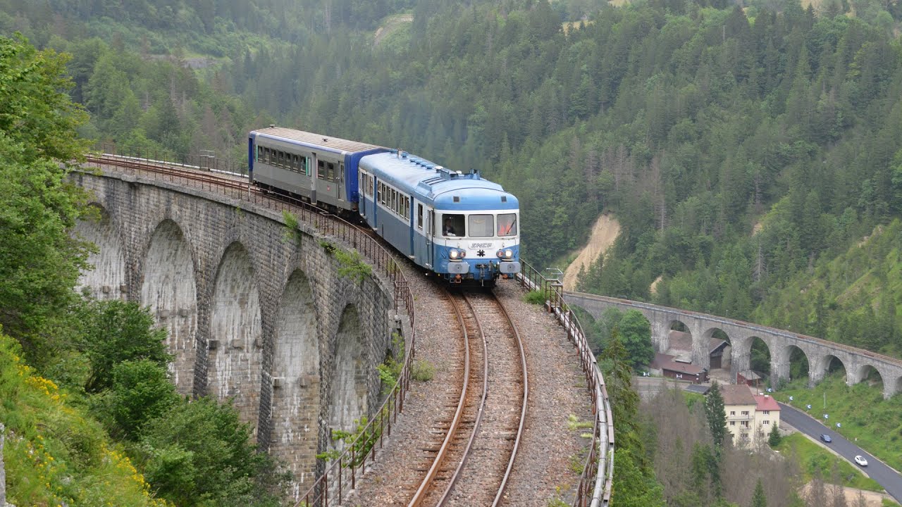X2816 - Autorail X2800 du Haut-Doubs - Ligne des Hirondelles - Besançon/Morez - 29 Juin 2024