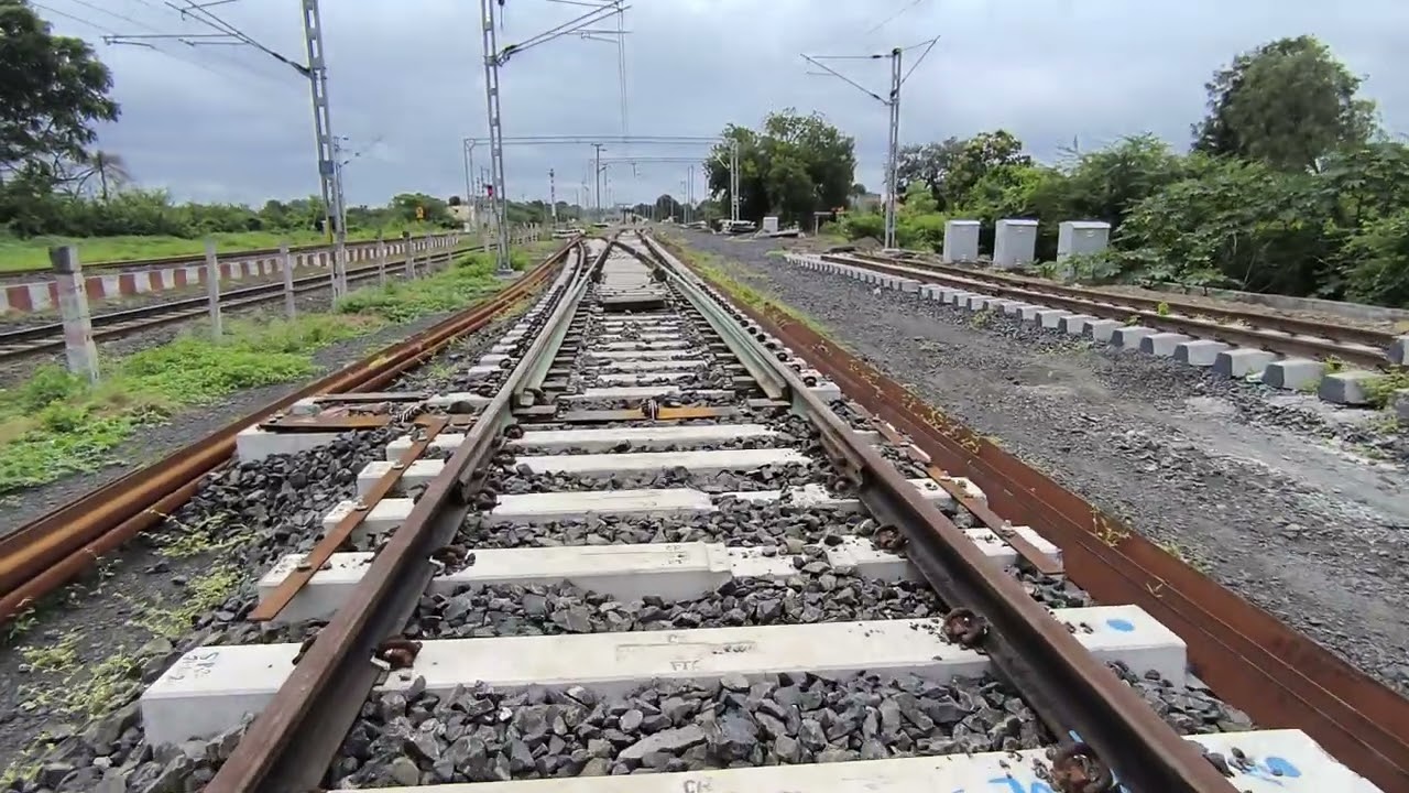 Manmad - Daund New Doubling & Beed - Parli Vaijnath Line View Short Video 