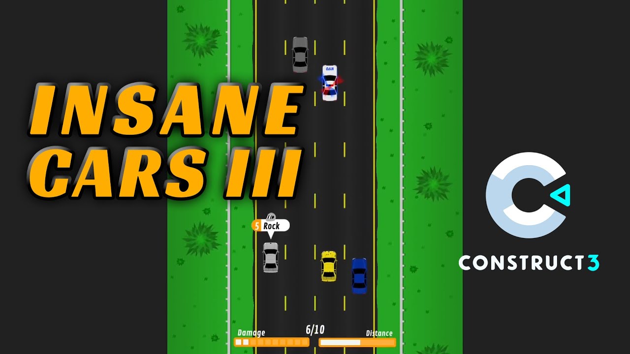 Insane Cars III | Racing game made in Construct 3 | Demo