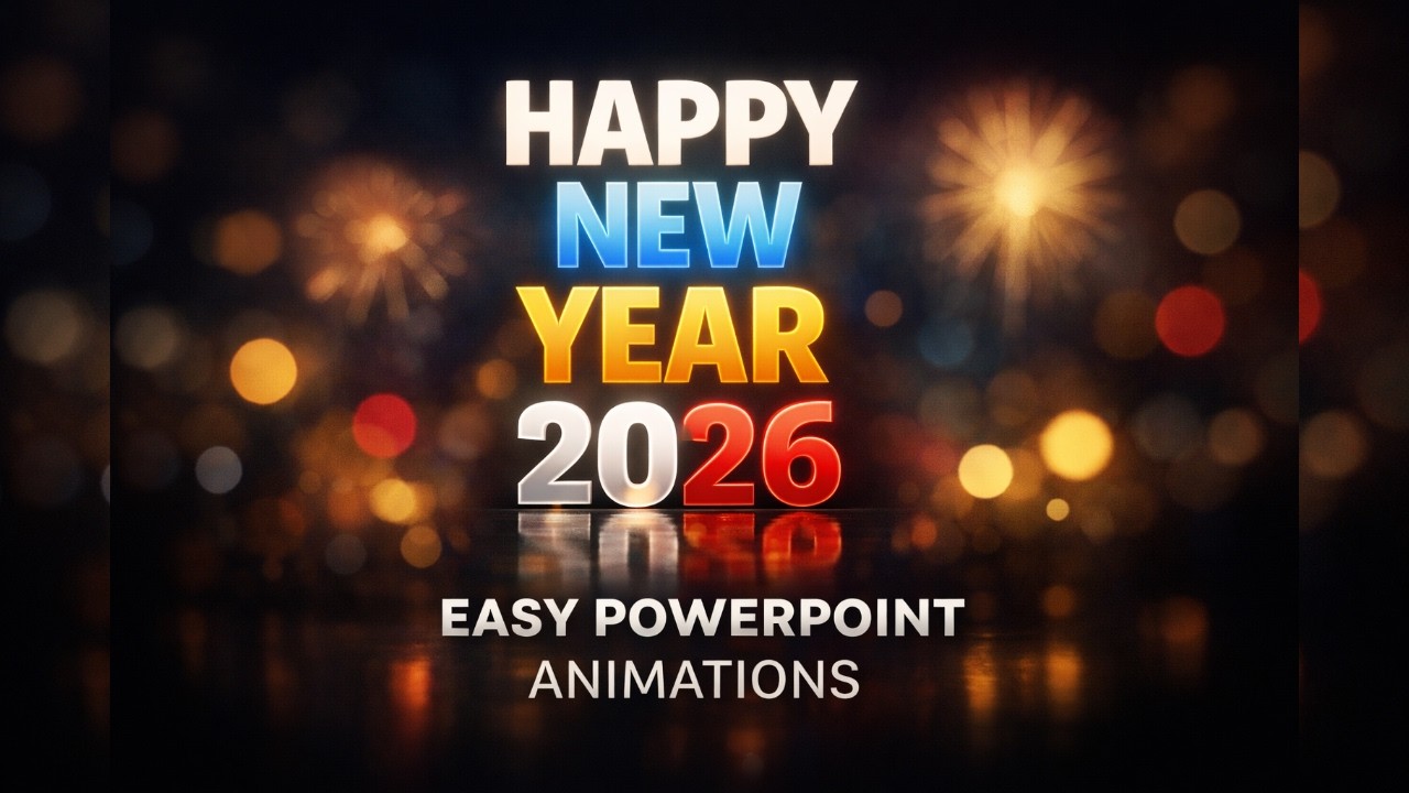 Анимированная презентация PowerPoint «С Новым годом 2026» | Профессиональный праздничный дизайн п...