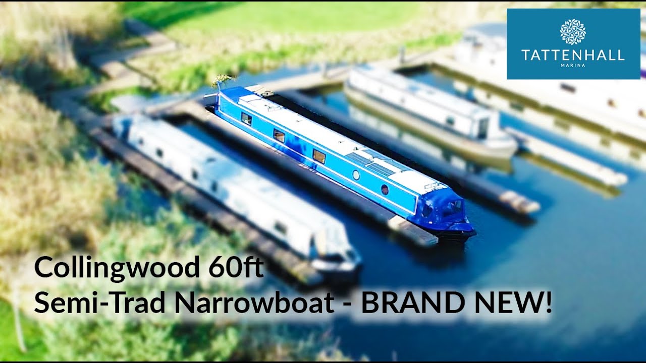 BRAND NEW Collingwood 60ft Semi Trad Narrowboat at Tattenhall Marina | Full Tour