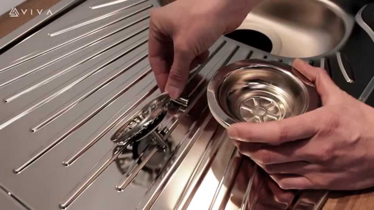How to Install or Replace a Basket Strainer Sink Waste in a Kitchen