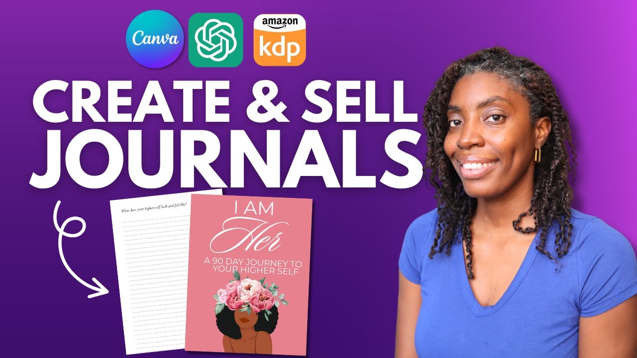 Create Journals in Canva & Sell on KDP | Beginner’s Guide