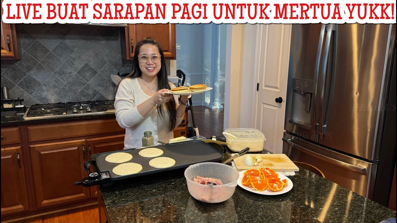 CeRIA di US  is live! MASAK SARAPAN BUAT MERTUA