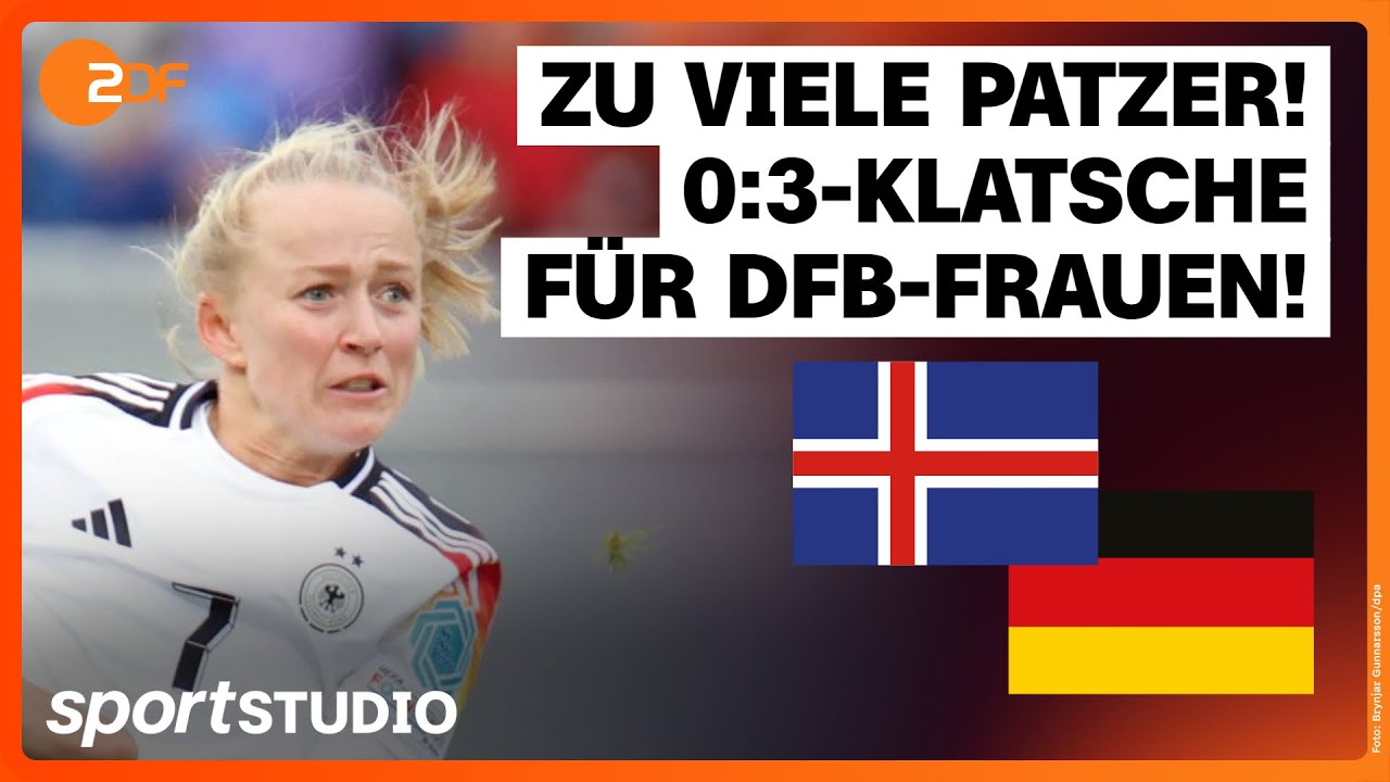 Island – Deutschland Highlights | EM-Qualifikation Frauen | sportstudio