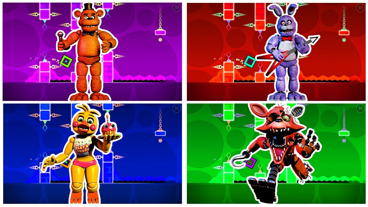 FIVE NIGHTS AT FREDDY'S 🆚 FREDDY 🆚 Foxy 🆚 Bonnie 🆚 Chica | All Video Megamix |  Who Will Win ?