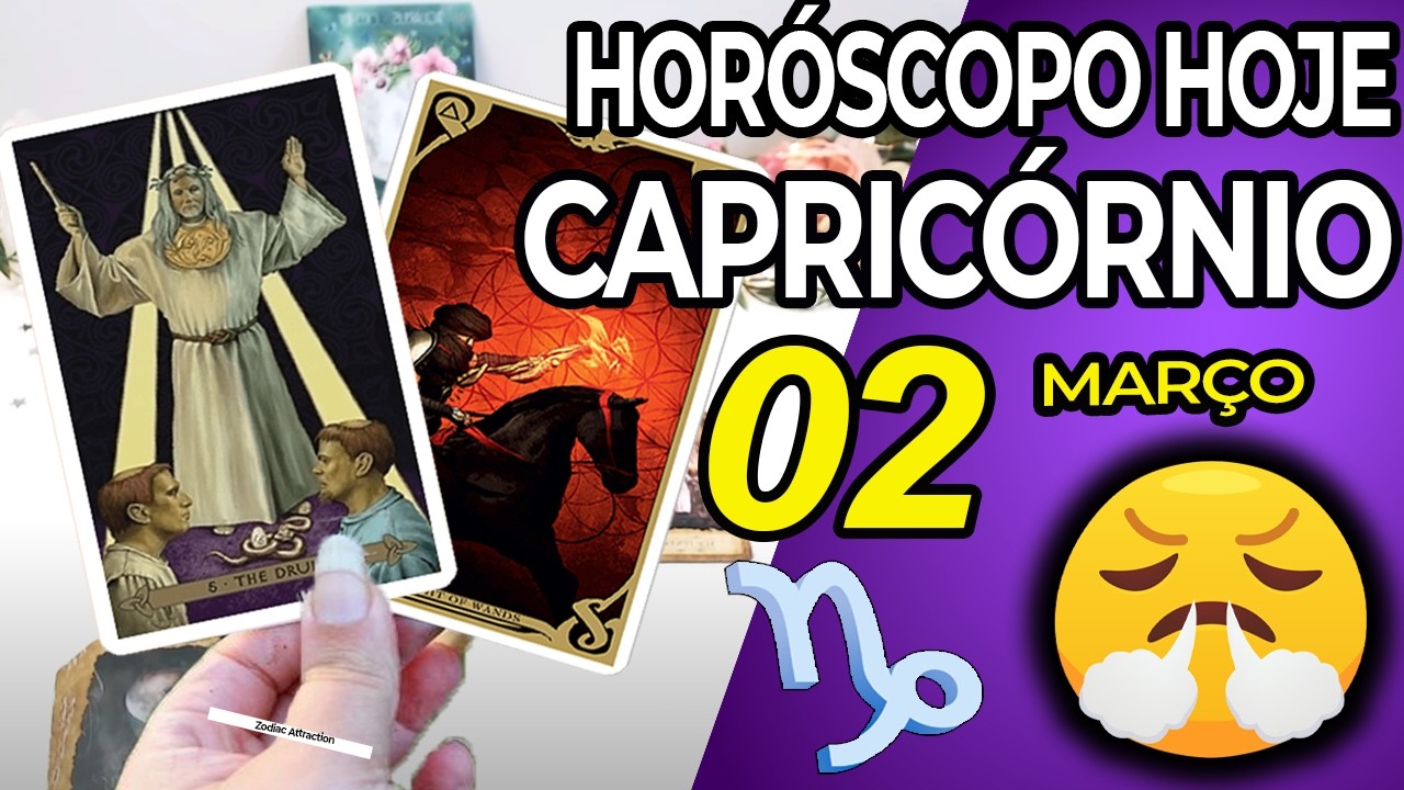 NOVIDADE BRUTAL💥💌PERIGO URGENTE⚠️🆘 Capricórnio ♑ 2 Março 2026 | Horoscopo do dia de hoje ♑ Tarot