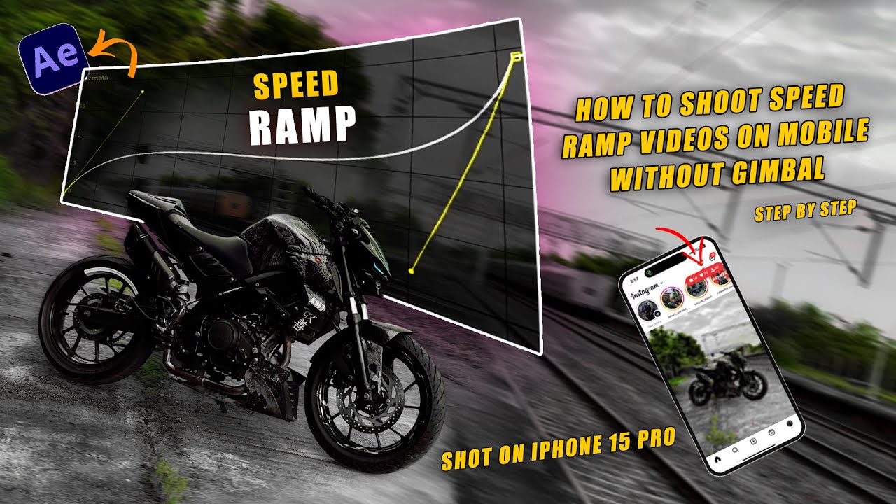 How To Shoot Speed Ramp Videos Without Gimbal || My SECRET to Speed Ramp in After  Effects !!
