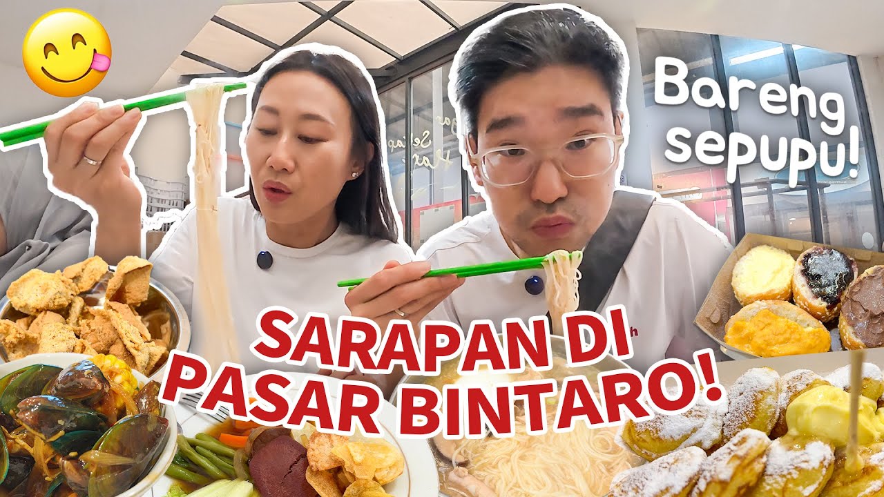 SAMPAI INDONESIA LANGSUNG DIAJAK SARAPAN DI FRESH MARKET BINTARO! 🍜