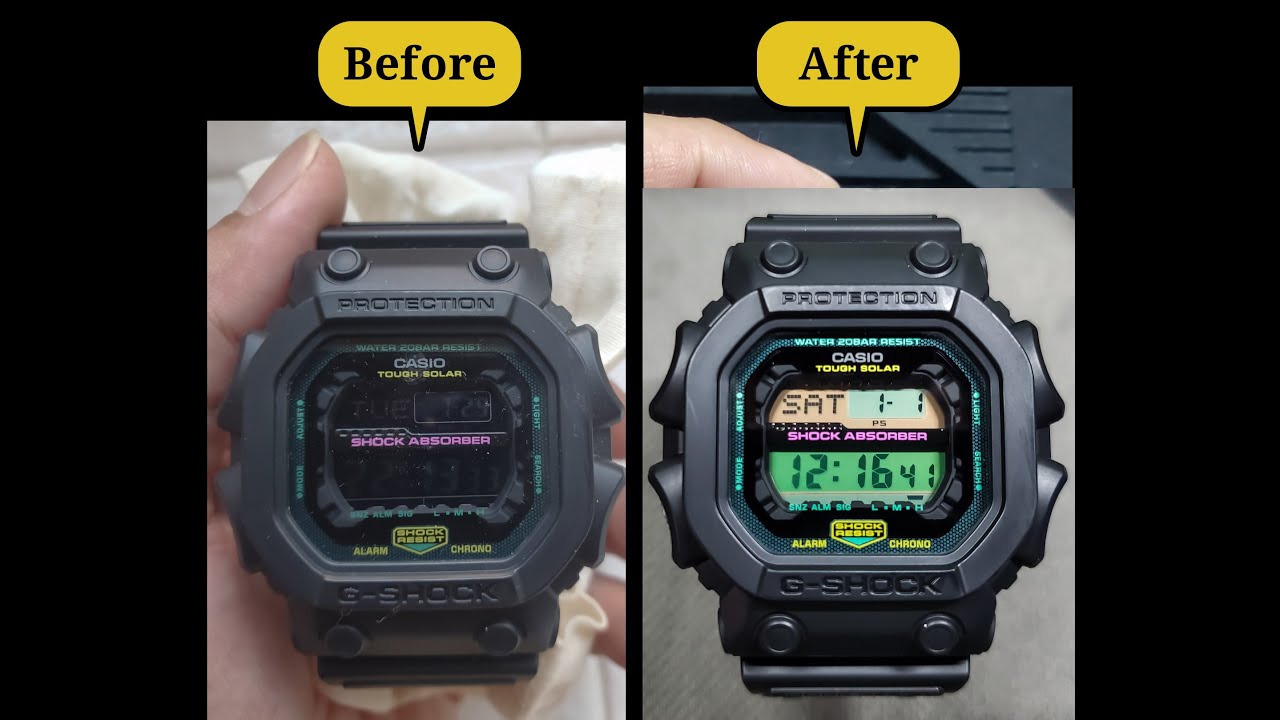 [watchncarry -- Modified Casio] Modding Andrew's Casio GShock GX56MF with a positive display