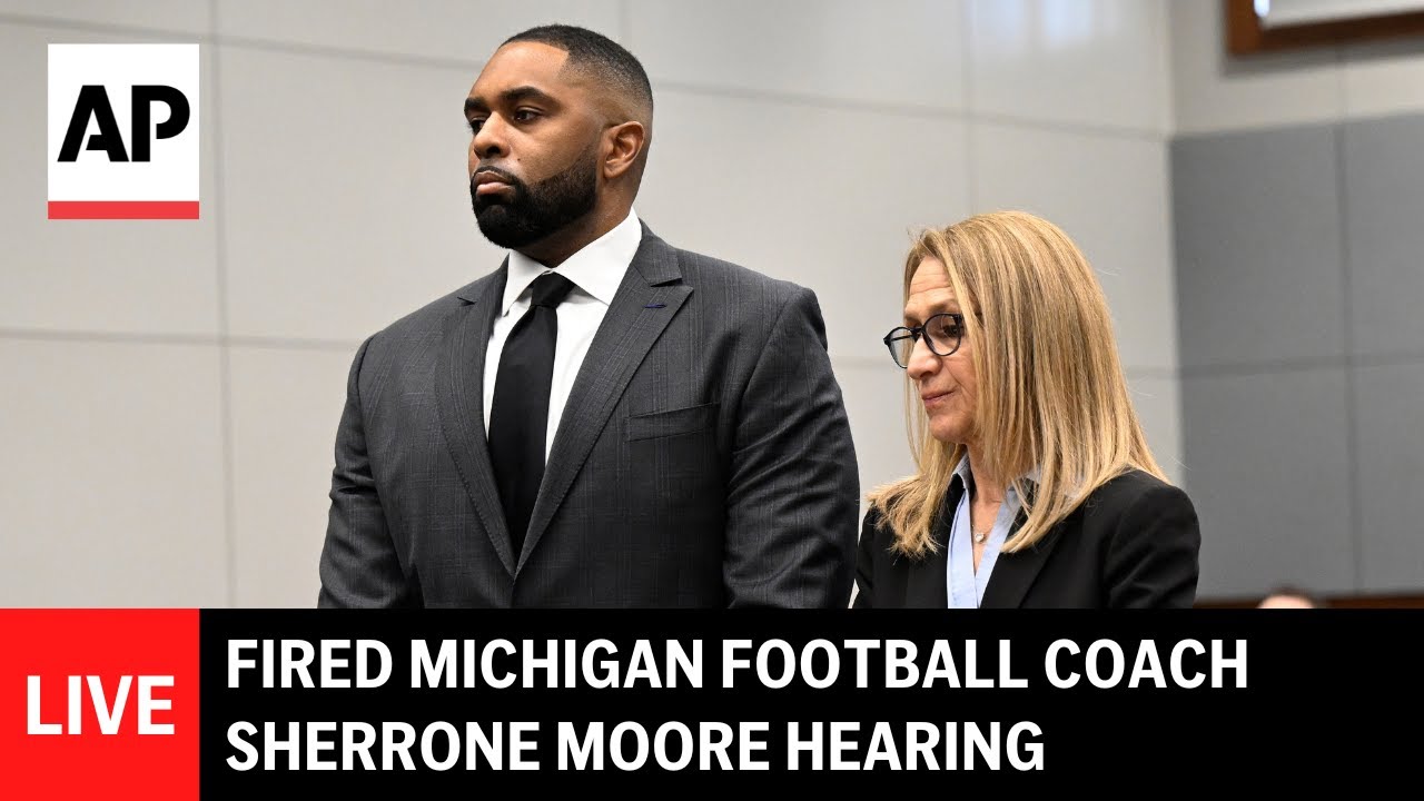 LIVE: Fired Michigan football coach Sherrone Moore hearing