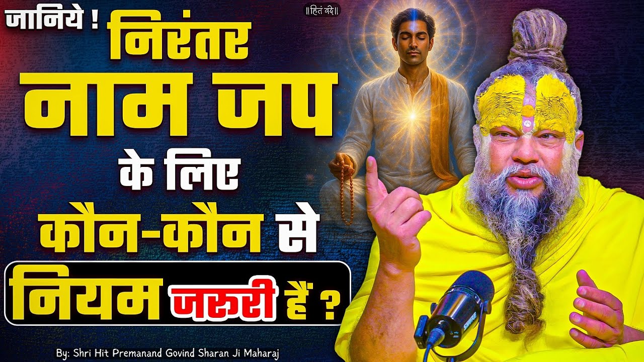 जानिये ! निरंतर नाम जप के लिए कौन-कौन से नियम जरूरी हैं ? // Shri Hit Premanand Ji Maharaj
