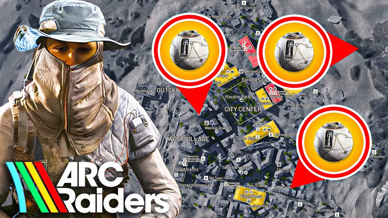 Все места расположения хранилищ геодезистов в ARC Raiders (обновление, связанное с проектом «Троф...