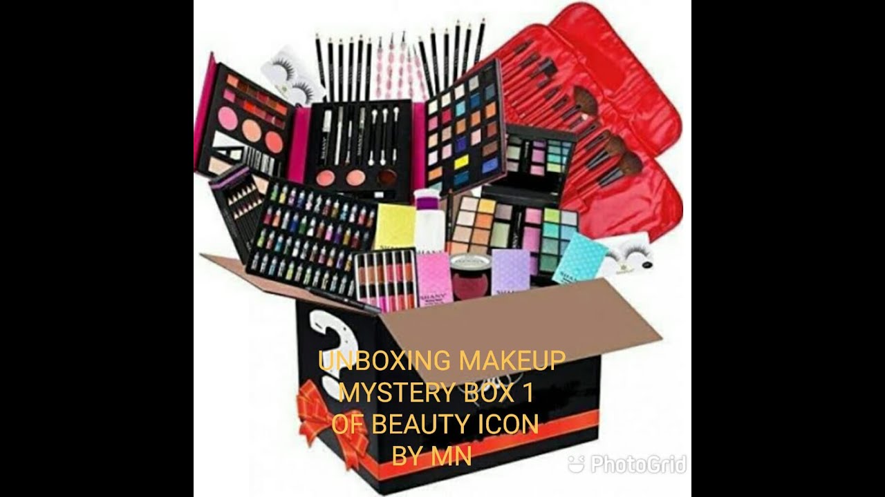UNBOXING MYSTERY BOX 1- OF BEAUTY ICON BY MN |MAKEUP UNBOXING VIDEO |MAKEUP UNBOXING HAUL
